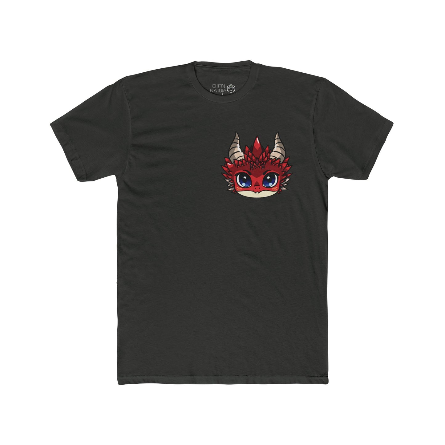 Ancalagor the Red T‑Shirt — Ancalagor Chest Patch & Back Wings Graphic Tee