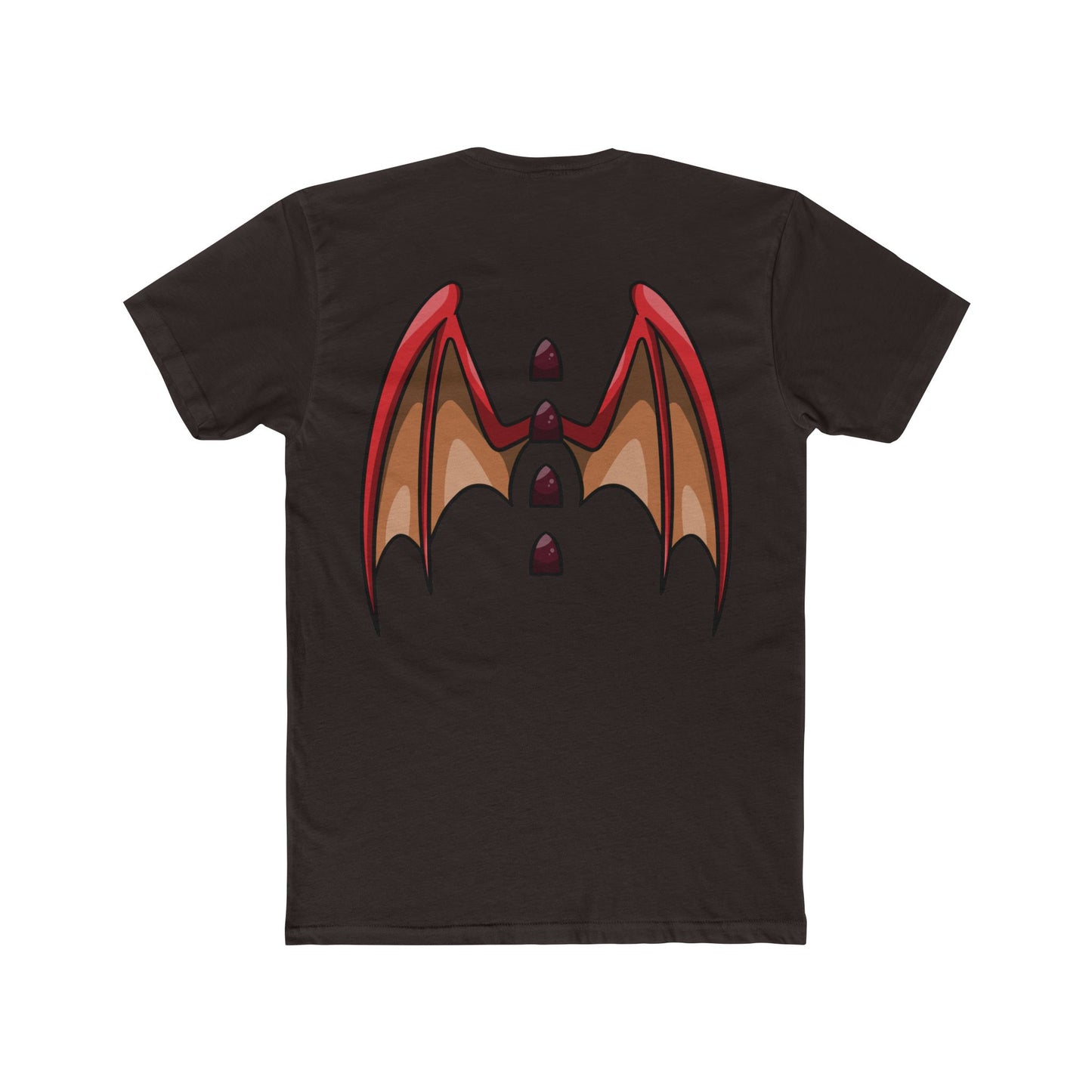 Ancalagor the Red T‑Shirt — Ancalagor Chest Patch & Back Wings Graphic Tee