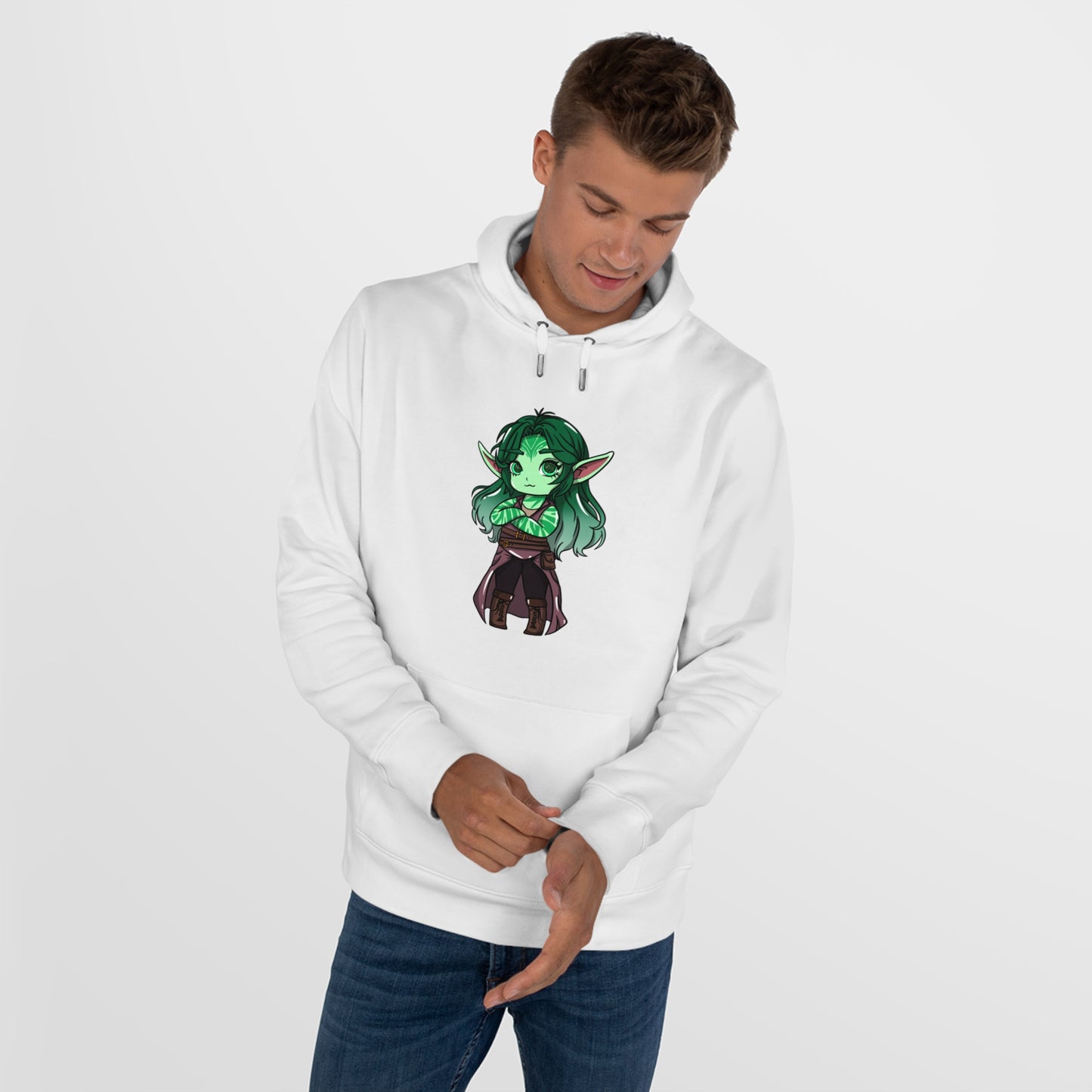 Anu Nnaki | Hoodie Pullover | Chitin Nature