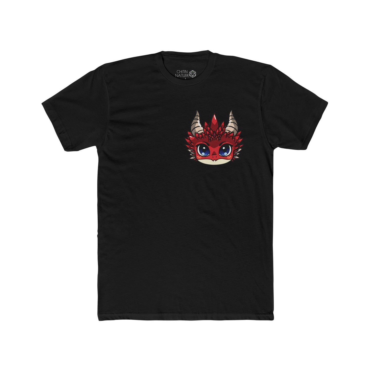 Ancalagor the Red T‑Shirt — Ancalagor Chest Patch & Back Wings Graphic Tee
