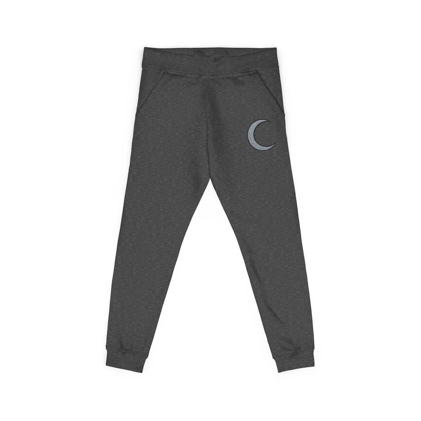 Embroidered Amaris Crescent Moon Fleece Sweatpants