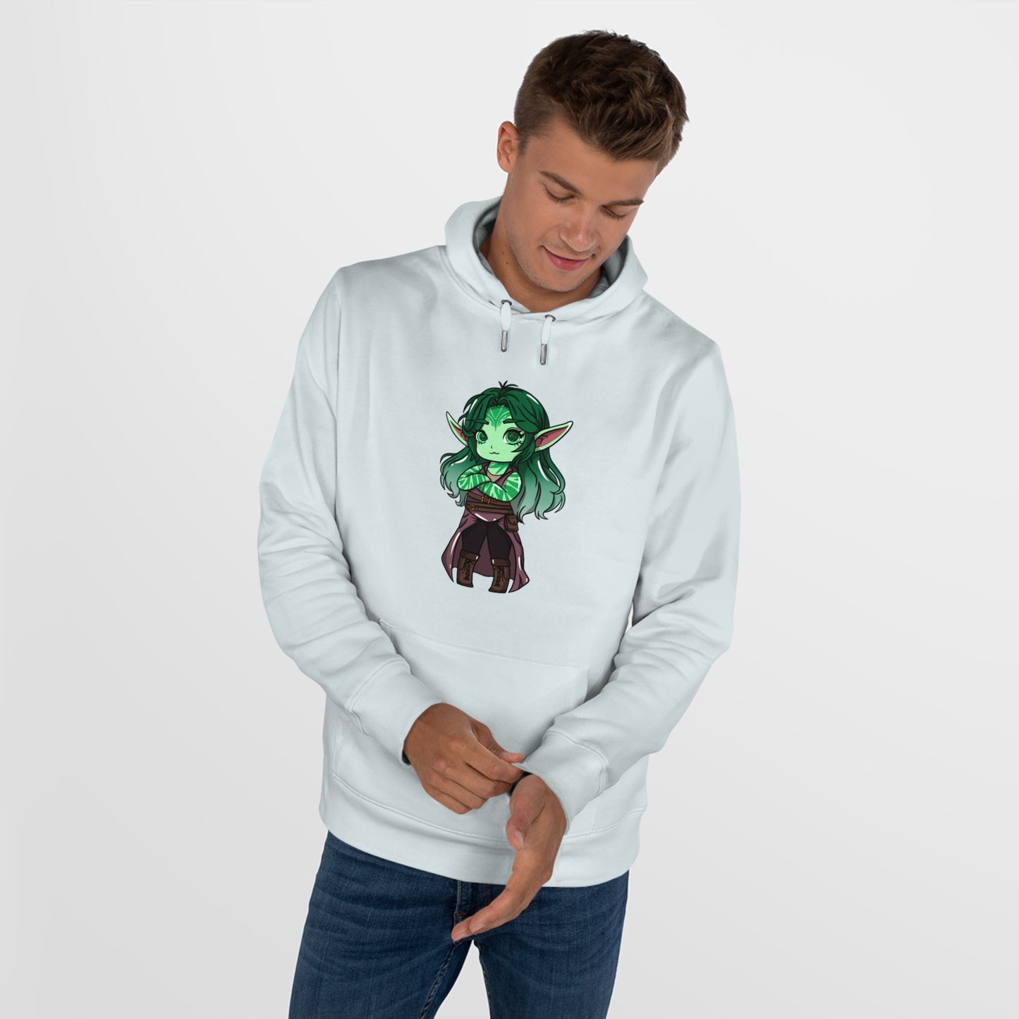 Anu Nnaki | Hoodie Pullover | Chitin Nature