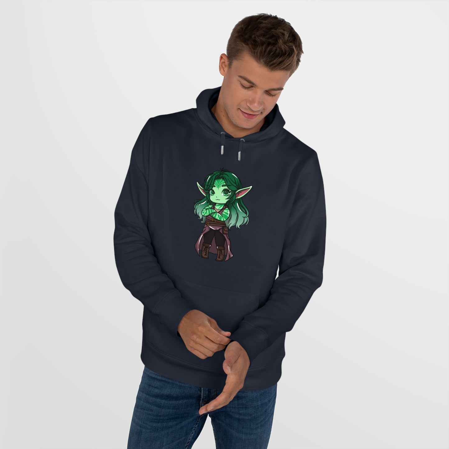 Anu Nnaki | Hoodie Pullover | Chitin Nature