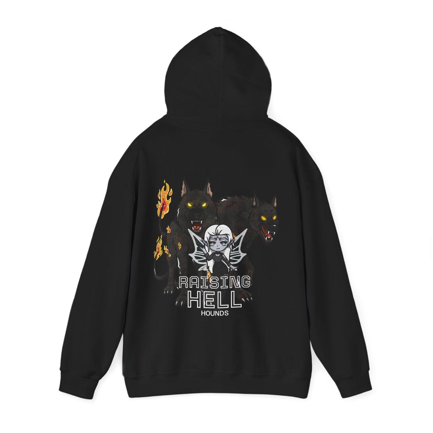 Hoodie — Raising Hell Hounds Graphic Hoodie (Amaris & Hell Hound Design)