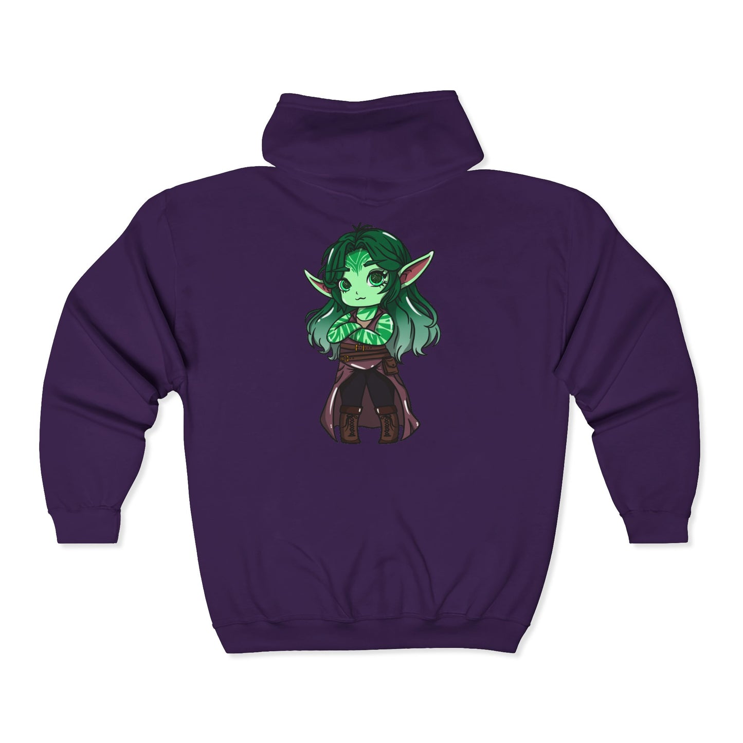 Anu Nnaki | Zip Up Hoodie | Chitin Nature