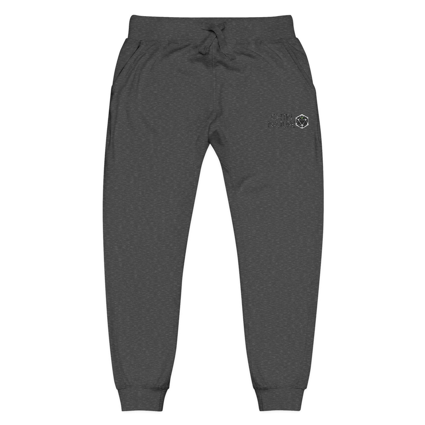 Embroidered Chitin Nature Sweatpants — Fleece Joggers