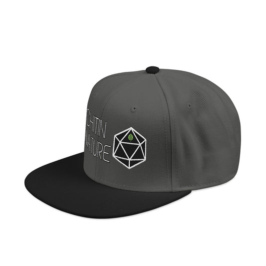 Embroidered Chitin Nature D20 Snapback Hat