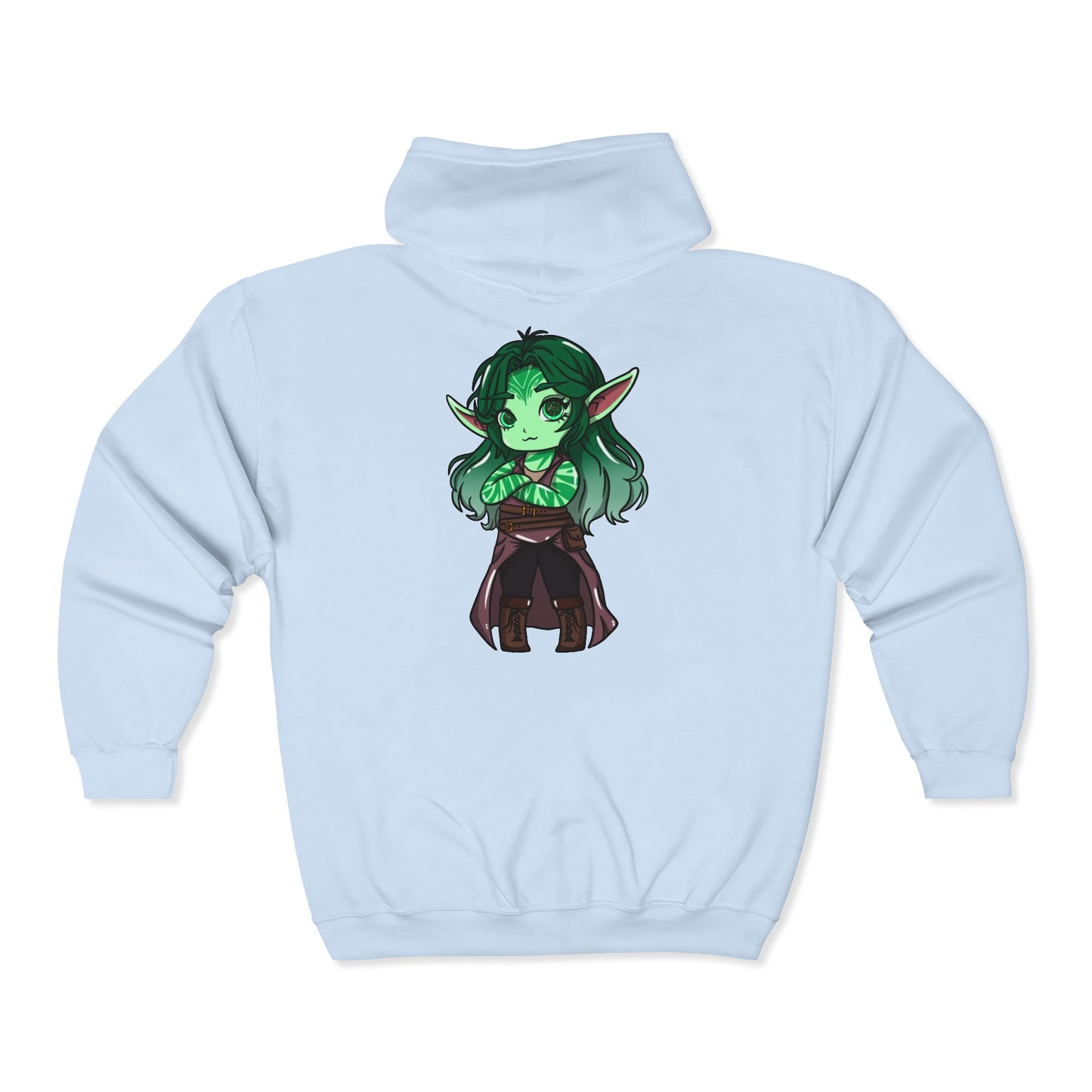 Anu Nnaki | Zip Up Hoodie | Chitin Nature