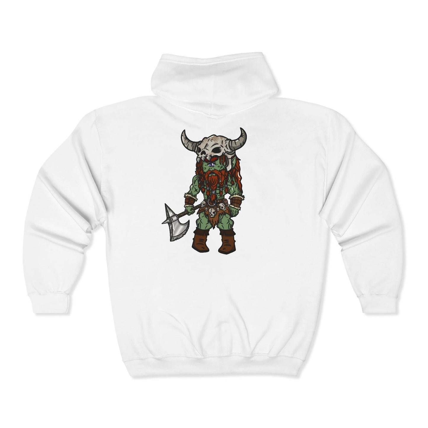 Brog Skull-Basher | Zip Up Hoodie | Chitin Nature